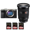 Sony A7CR Silver + FE 24-70mm f/2.8 GM II + 3 SanDisk 256GB Extreme PRO UHS-II SDXC 300 MB/s|MCZ DIRECT