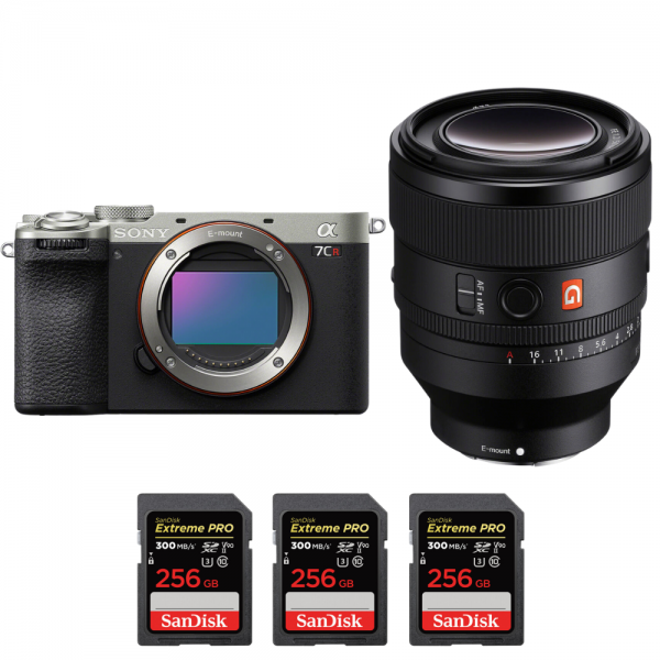 Sony A7CR Silver + FE 50mm f/1.4 GM + 3 SanDisk 128GB Extreme PRO UHS-II SDXC 300 MB/s Sony Sony A7CR 3.607,00 € MCZ DIRECT
