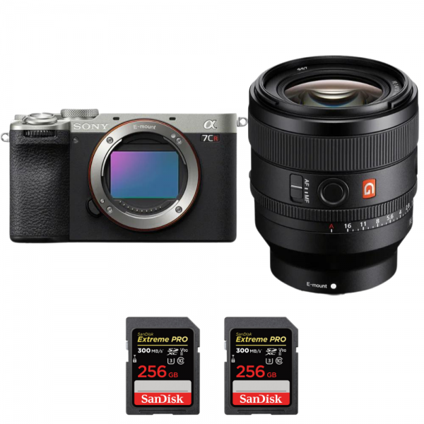 Sony A7CR Silver + FE 50mm f/1.4 GM + 2 SanDisk 256GB Extreme PRO UHS-II SDXC 300 MB/s Sony Sony A7CR 3.559,00 € MCZ DIRECT
