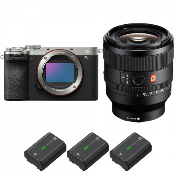 Sony A7CR Silver + FE 50mm f/1.4 GM + 3 Sony NP-FZ100|MCZ DIRECT
