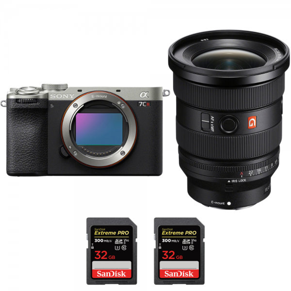 Sony A7CR Silver + FE 16-35mm f/2.8 GM II + 2 SanDisk 32GB Extreme PRO UHS-II SDXC 300 MB/s-1