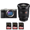 Sony A7CR Silver + FE 16-35mm f/2.8 GM II + 3 SanDisk 32GB Extreme PRO UHS-II SDXC 300 MB/s - Appareil Photo Hybride|MCZ DIRECT