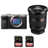 Sony A7CR Silver + FE 16-35mm f/2.8 GM II + 2 SanDisk 64GB Extreme PRO UHS-II SDXC 300 MB/s|MCZ DIRECT