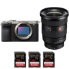 Sony A7CR Silver + FE 16-35mm f/2.8 GM II + 3 SanDisk 128GB Extreme PRO UHS-II SDXC 300 MB/s|MCZ DIRECT