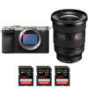 Sony A7CR Silver + FE 16-35mm f/2.8 GM II + 3 SanDisk 256GB Extreme PRO UHS-II SDXC 300 MB/s - Appareil Photo Hybride|MCZ DIRECT Sony A7CR Silver + FE 16-35mm f/2.8 GM II + 3 SanDisk 256GB Extreme PRO UHS-II SDXC 300 MB/s - Appareil Photo Hybride|MCZ DIRECT