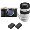 Sony A7CR Silver + FE 70-200mm f/4 Macro G OSS II + 2 Sony NP-FZ100|MCZ DIRECT