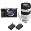 Sony A7CR Silver + FE 70-200mm f/4 Macro G OSS II + 2 Sony NP-FZ100 - Appareil Photo Hybride|MCZ DIRECT