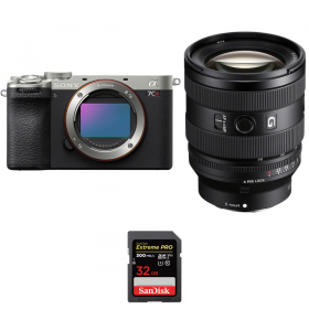 Sony A7CR Silver + FE 20-70mm f/4 G + 1 SanDisk 32GB Extreme PRO UHS-II SDXC 300 MB/s-1