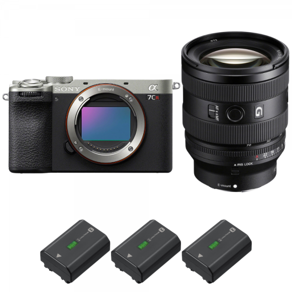 Sony A7CR Silver + FE 20-70mm f/4 G + 3 Sony NP-FZ100|MCZ DIRECT
