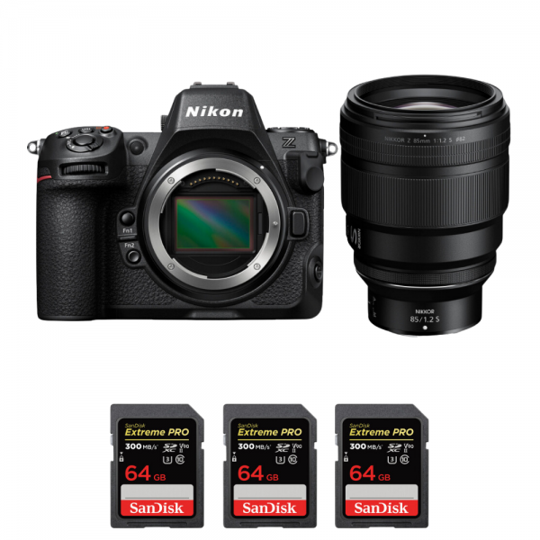 Nikon Z8 + Z 85mm f/1.2 S + 3 SanDisk 64GB Extreme PRO UHS-II SDXC 300 MB/s-1