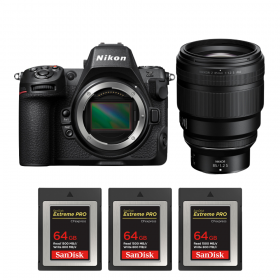 Nikon Z8 + Z 85mm f/1.2 S + 3 SanDisk 64GB Extreme PRO CFexpress Type B-1