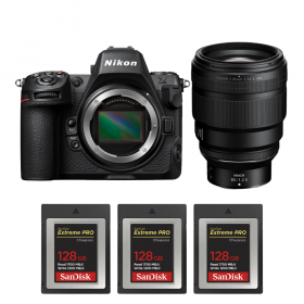 Nikon Z8 + Z 85mm f/1.2 S + 3 SanDisk 128GB Extreme PRO CFexpress Type B-1