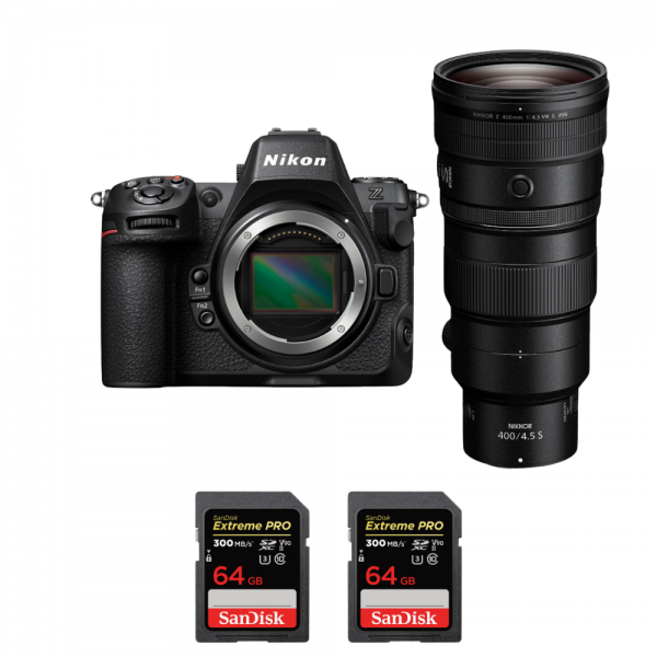 Nikon Z8 + Z 400mm f/4.5 VR S + 2 SanDisk 64GB Extreme PRO UHS-II SDXC 300 MB/s-1