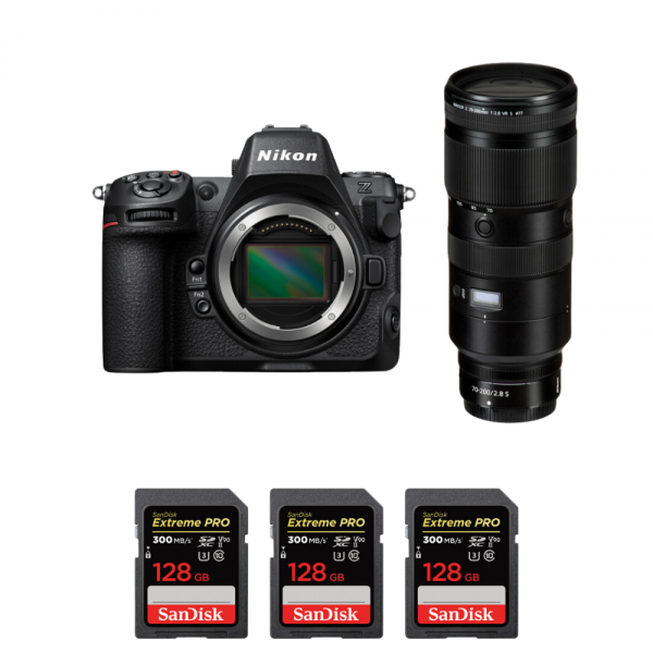 Nikon Z8 + Z 70-200mm f/2.8 VR S + 3 SanDisk 128GB Extreme PRO UHS-II SDXC 300 MB/s-1