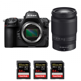 Nikon Z8 + Z 24-200mm f/4-6.3 VR + 3 SanDisk 64GB Extreme PRO UHS-II SDXC 300 MB/s-1