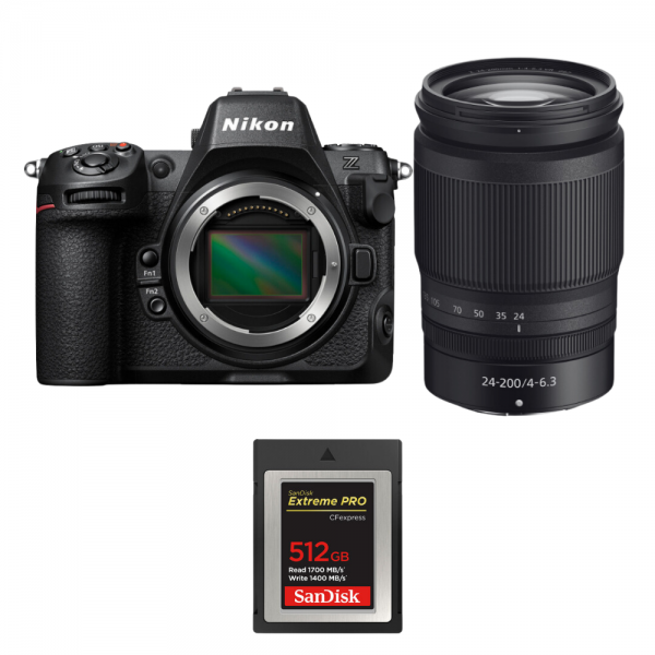 Nikon Z8 + Z 24-200mm f/4-6.3 VR + 1 SanDisk 512GB Extreme PRO CFexpress Type B - Appareil Photo Hybride Plein Format Nikon APPAREIL PHOTO HYBRIDE 3 330,00 € MCZ DIRECT