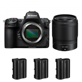 Nikon Z8 + Z 35mm f/1.8 S + 3 Nikon EN-EL15c-1