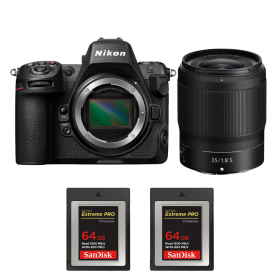 Nikon Z8 + Z 35mm f/1.8 S + 2 SanDisk 64GB Extreme PRO CFexpress Type B-1