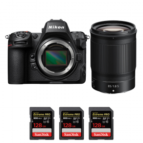 Nikon Z8 + Z 85mm f/1.8 S + 3 SanDisk 128GB Extreme PRO UHS-II SDXC 300 MB/s-1