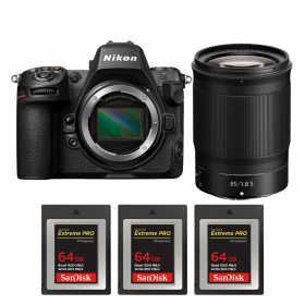 Nikon Z8 + Z 85mm f/1.8 S + 3 SanDisk 64GB Extreme PRO CFexpress Type B-1