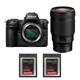 Nikon Z8 + Z 50mm f/1.2 S + 2 SanDisk 128GB Extreme PRO CFexpress Type B-1