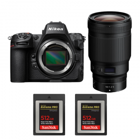 Nikon Z8 + Z 50mm f/1.2 S + 2 SanDisk 512GB Extreme PRO CFexpress Type B-1