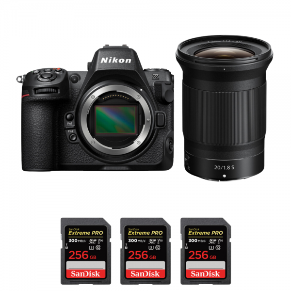 Nikon Z8 + Z 20mm f/1.8 S + 3 SanDisk 256GB Extreme PRO UHS-II SDXC 300 MB/s-1
