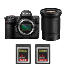 Nikon Z8 + Z 20mm f/1.8 S + 2 SanDisk 128GB Extreme PRO CFexpress Type B-1