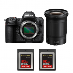 Nikon Z8 + Z 20mm f/1.8 S + 2 SanDisk 512GB Extreme PRO CFexpress Type B-1