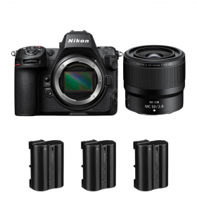 Nikon Z8 + Z MC 50mm f/2.8 Macro + 3 Nikon EN-EL15c-1
