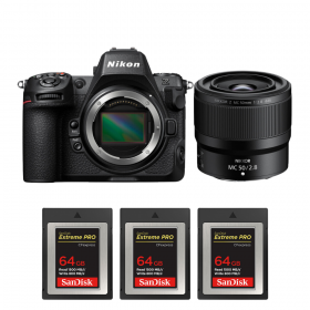 Nikon Z8 + Z MC 50mm f/2.8 Macro + 3 SanDisk 64GB Extreme PRO CFexpress Type B-1