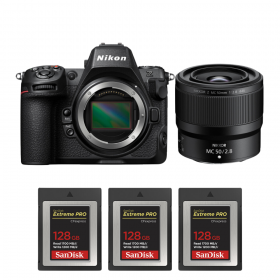 Nikon Z8 + Z MC 50mm f/2.8 Macro + 3 SanDisk 128GB Extreme PRO CFexpress Type B-1