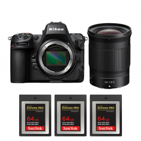 Nikon Z8 + Z 24mm f/1.8 S + 3 SanDisk 64GB Extreme PRO CFexpress Type B-1
