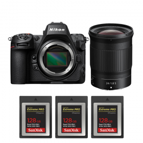 Nikon Z8 + Z 24mm f/1.8 S + 3 SanDisk 128GB Extreme PRO CFexpress Type B-1