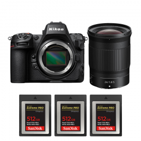 Nikon Z8 + Z 24mm f/1.8 S + 3 SanDisk 512GB Extreme PRO CFexpress Type B-1