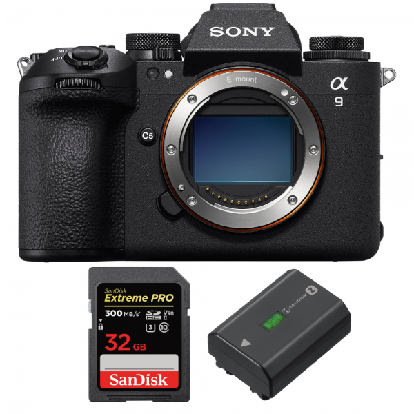 Sony A9 III + 1 SanDisk 32GB Extreme PRO UHS-II SDXC 300 MB/s + 1 Sony NP-FZ100-1