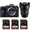 Sony A9 III + FE 12-24mm f/2.8 GM + 3 SanDisk 128GB Extreme PRO UHS-II SDXC 300 MB/s|MCZ DIRECT