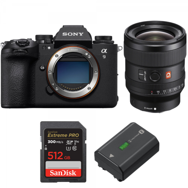 Sony A9 III + FE 24mm f/1.4 GM + 1 SanDisk 512GB Extreme PRO UHS-II SDXC 300 MB/s + 1 Sony NP-FZ100-1