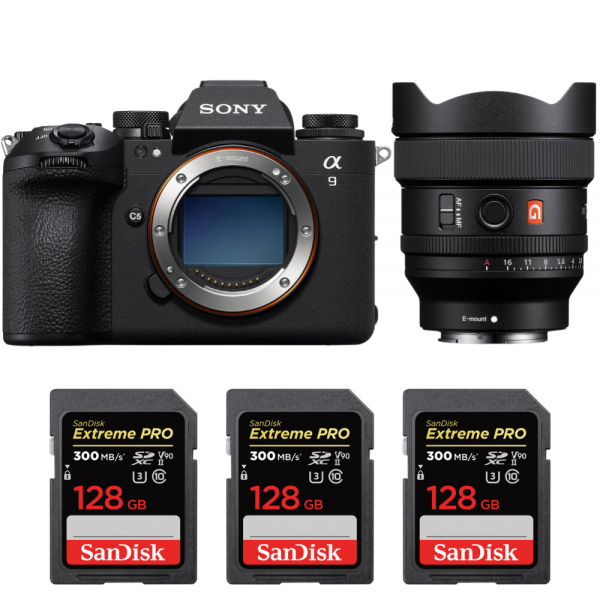 Sony A9 III + FE 14mm f/1.8 GM + 3 SanDisk 128GB Extreme PRO UHS-II SDXC 300 MB/s-1