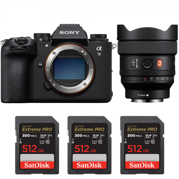 Sony A9 III + FE 14mm f/1.8 GM + 3 SanDisk 512GB Extreme PRO UHS-II SDXC 300 MB/s Sony CÁMARAS SIN ESPEJO 6.959,00 € MCZ DIRECT