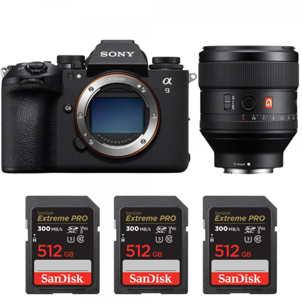 Sony A9 III + FE 85mm f/1.4 GM + 3 SanDisk 512GB Extreme PRO UHS-II SDXC 300 MB/s-1