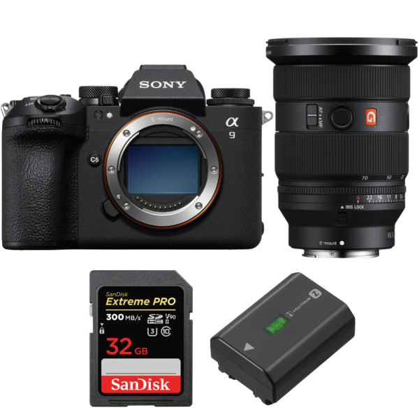 Sony A9 III + FE 24-70mm f/2.8 GM II + 1 SanDisk 32GB Extreme PRO UHS-II SDXC 300 MB/s + 1 Sony NP-FZ100 Sony APPAREIL PHOTO HYBRIDE 6 390,00 € MCZ DIRECT