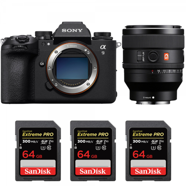 Sony A9 III + FE 50mm f/1.4 GM + 3 SanDisk 64GB Extreme PRO UHS-II SDXC 300 MB/s-1