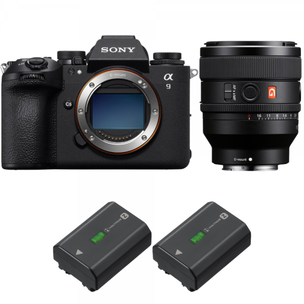 Sony A9 III + FE 50mm f/1.4 GM + 2 Sony NP-FZ100-1