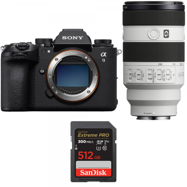 Sony A9 III + FE 70-200mm f/4 Macro G OSS II + 1 SanDisk 512GB Extreme PRO UHS-II SDXC 300 MB/s Sony CÁMARAS SIN ESPEJO 6.154,00 € MCZ DIRECT