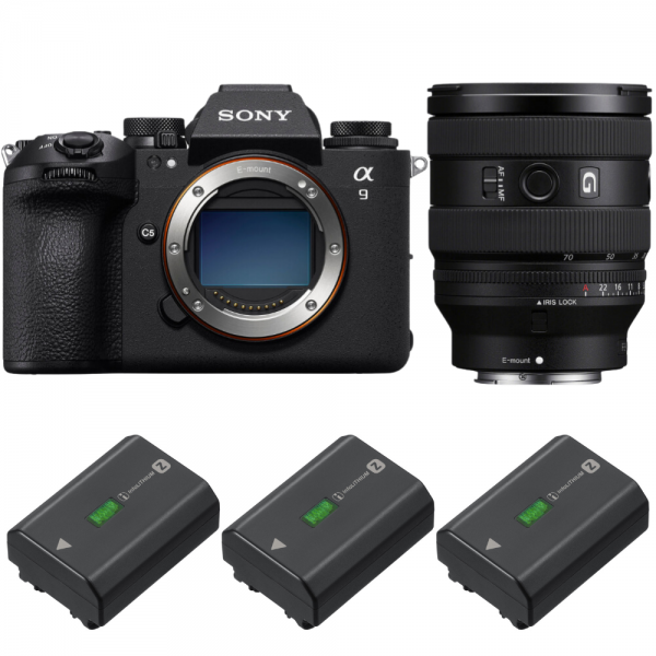 Sony A9 III + FE 20-70mm f/4 G + 3 Sony NP-FZ100 Sony MIRRORLESS CAMERAS €5,565.00 MCZ DIRECT