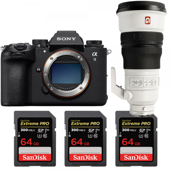 Sony A9 III + FE 300mm f/2.8 GM OSS + 3 SanDisk 64GB Extreme PRO UHS-II SDXC 300 MB/s-1