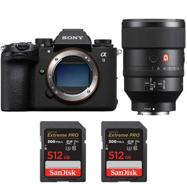 Sony A9 III + FE 135mm f/1.8 GM + 2 SanDisk 512GB Extreme PRO UHS-II SDXC 300 MB/s Sony CÁMARAS SIN ESPEJO 6.944,00 € MCZ DIRECT