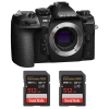 OM System OM-1 Mark II + 2 SanDisk 512GB Extreme PRO UHS-II SDXC 300 MB/s|MCZ DIRECT