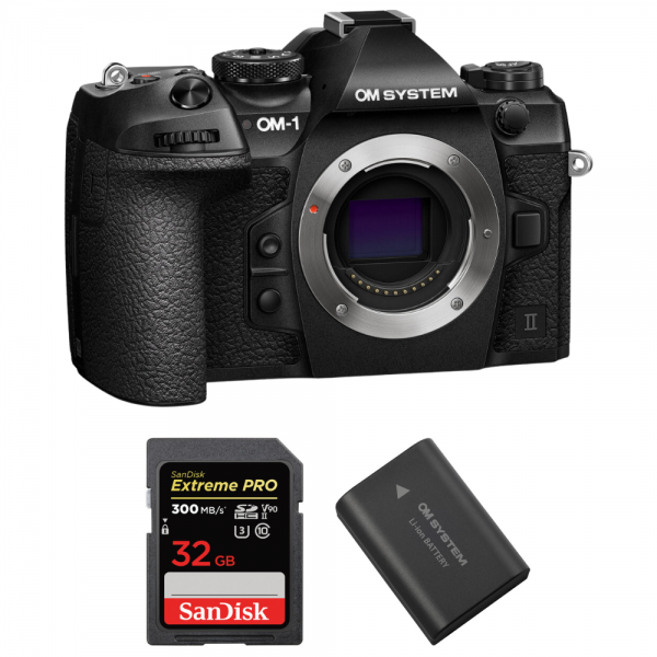 OM System OM-1 Mark II + 1 SanDisk 32GB Extreme PRO UHS-II SDXC 300 MB/s + 1 OM System BLX-1|MCZ DIRECT
